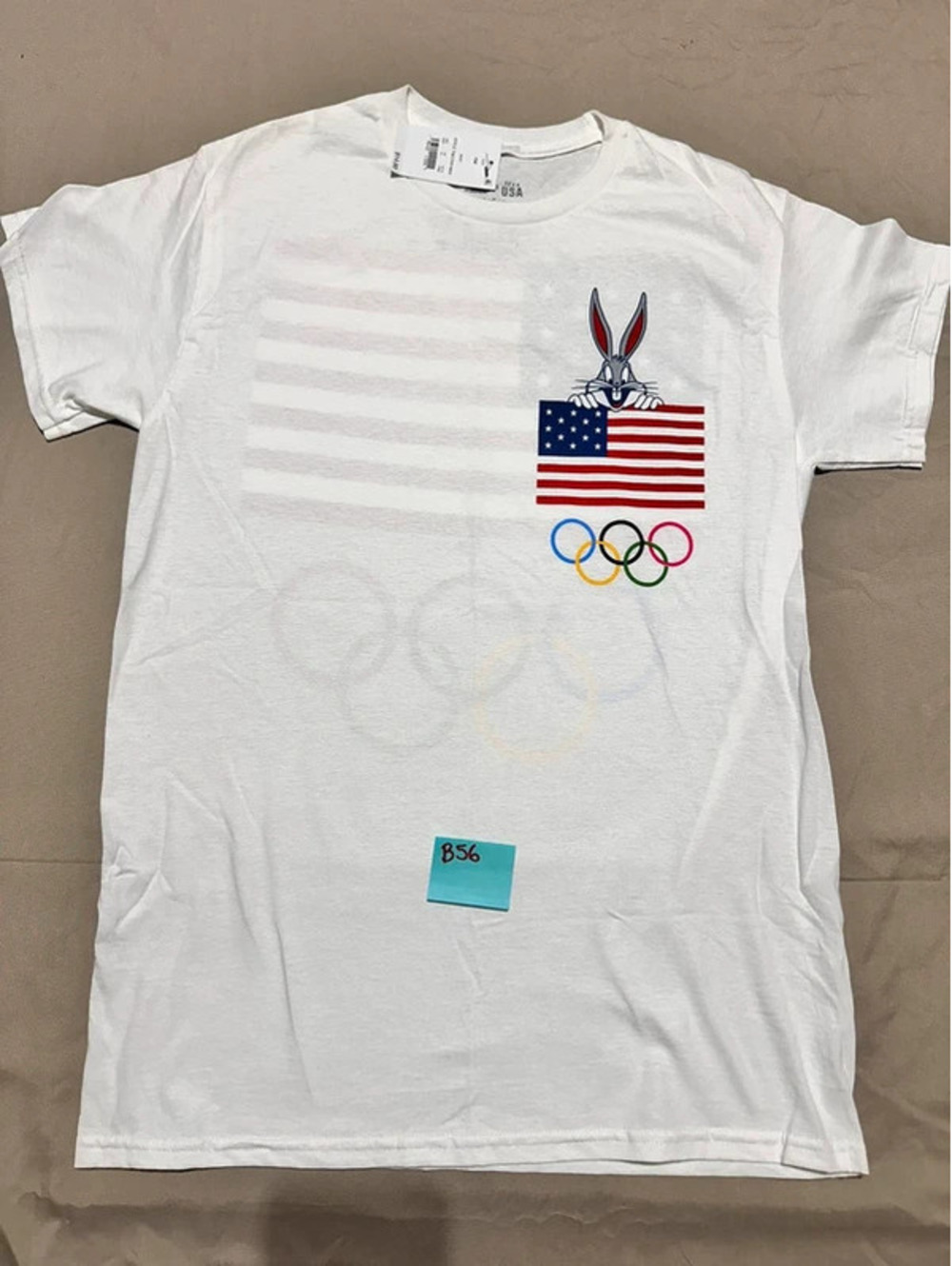 Looney Tunes Bugs Bunny Olympic T-Shirt (B56)